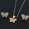 Luxurious Butterfly Jewelry Set