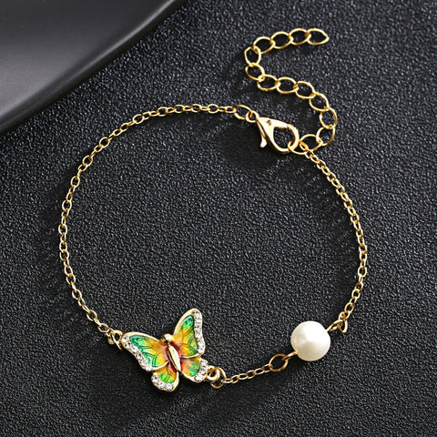 Stylish Butterfly Charm Bracelet