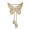 Stylish Butterfly Tassel Brooch