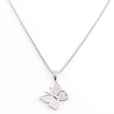 Cute  Butterfly Pendant Necklace