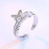 Cute Double Butterfly Open Ring