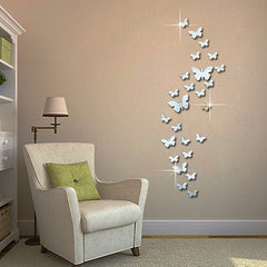 3D Butterfly Decal Wall Art